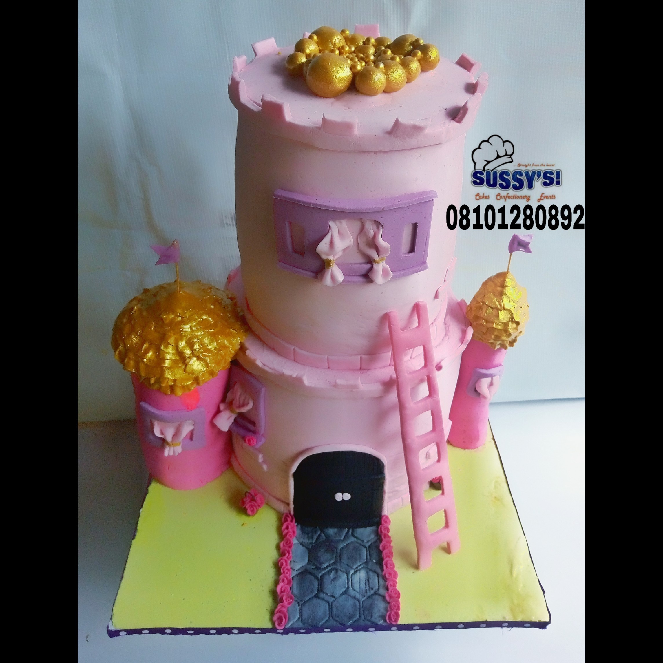 Princess Castle themed Cake