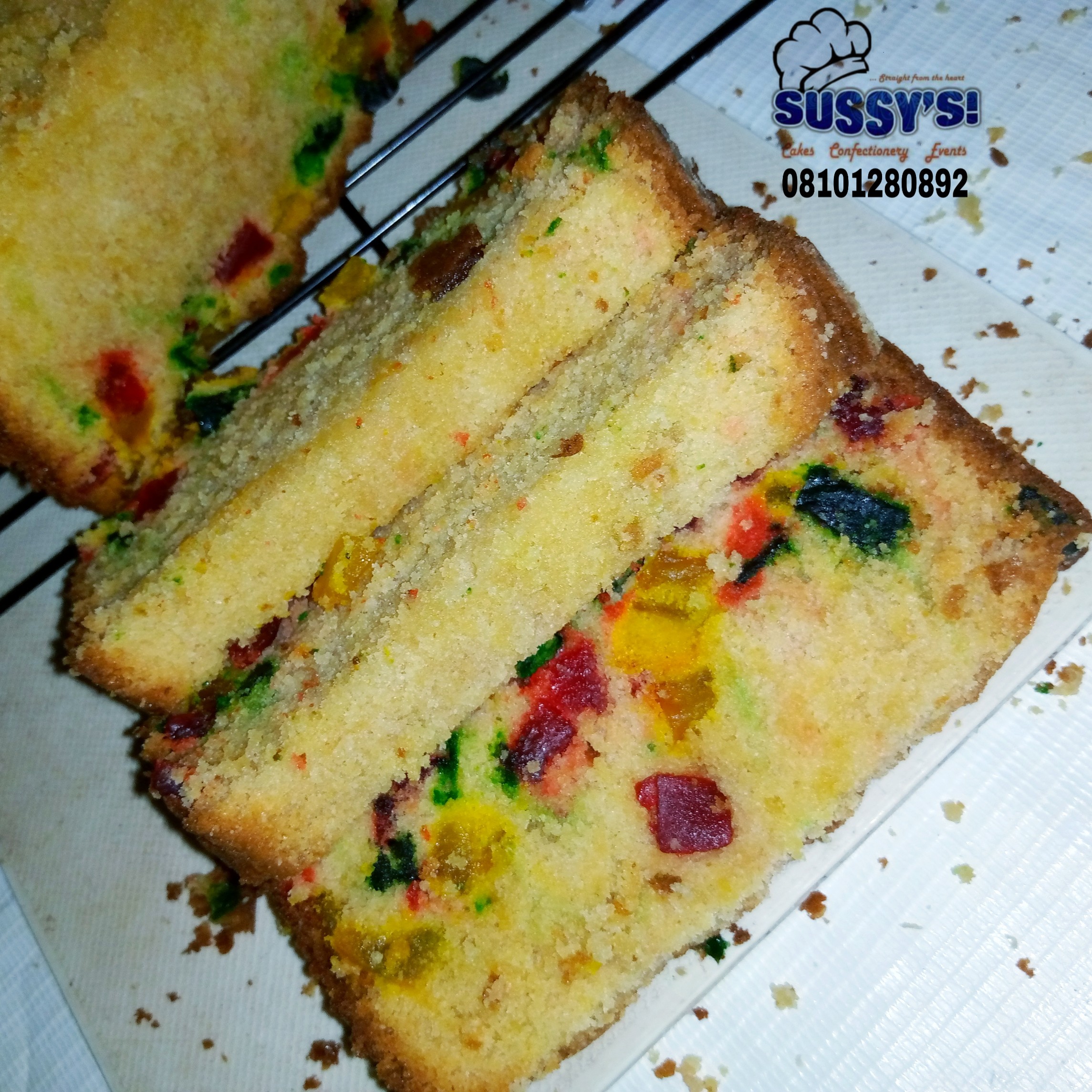 Tutti-Frutti Cake loaf