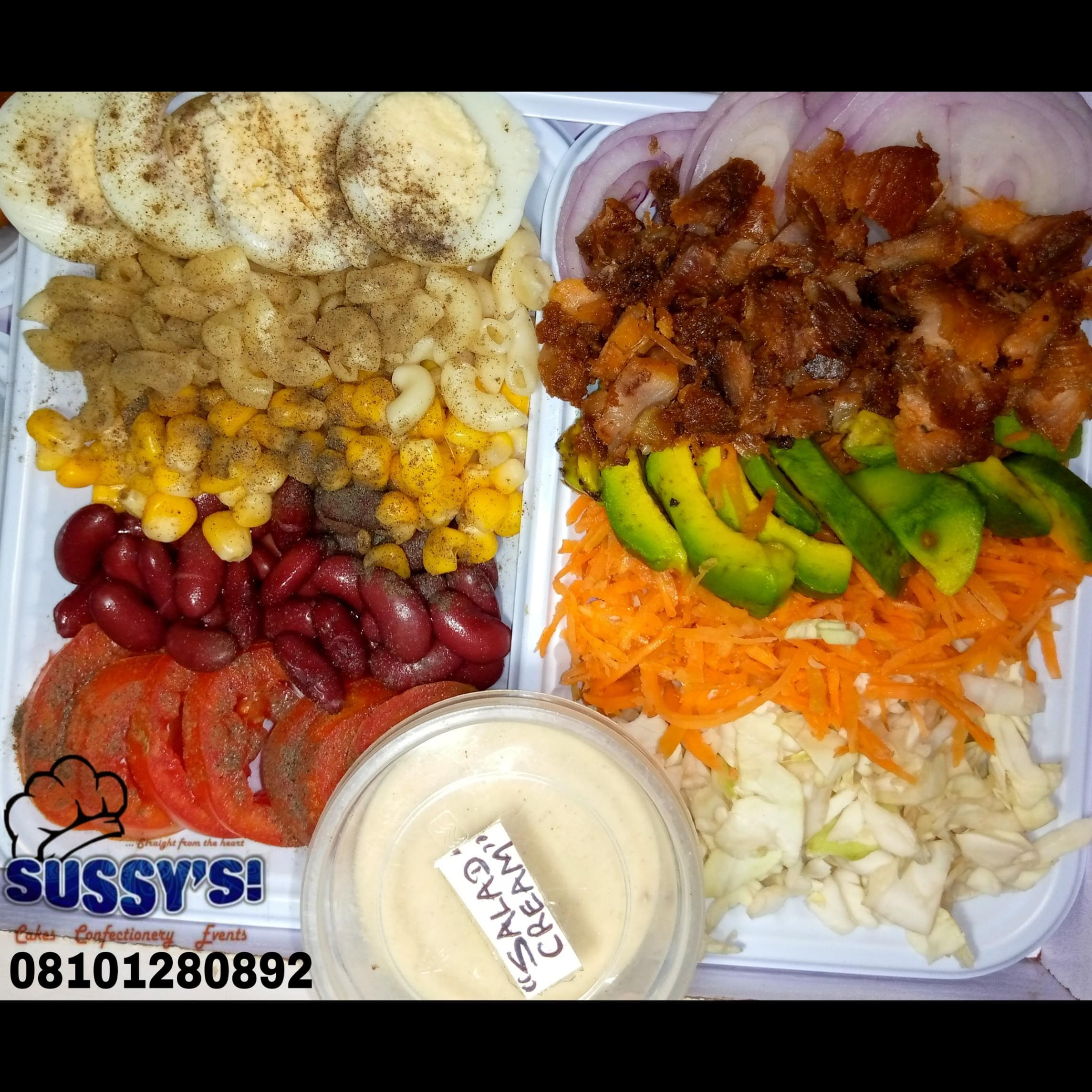 Salad portions